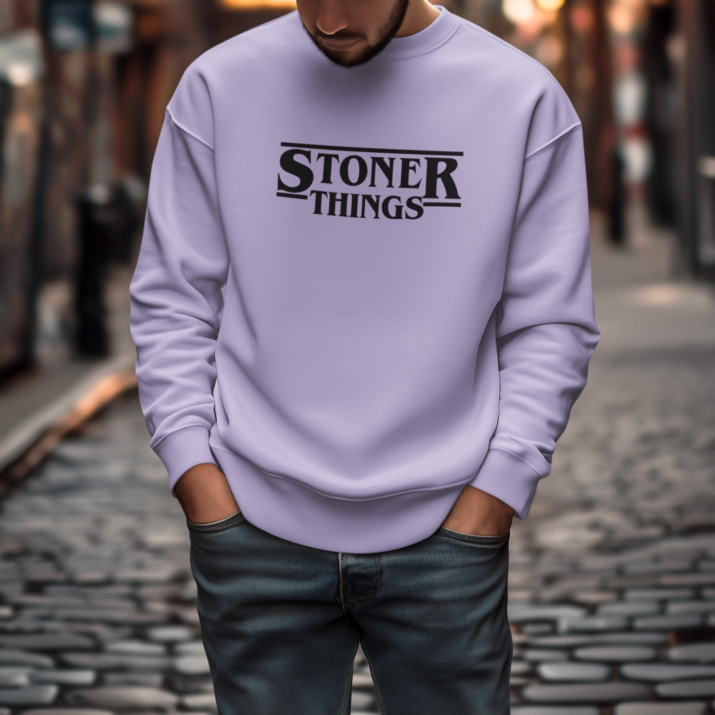 Stoner Things Oversized Sweatshirt