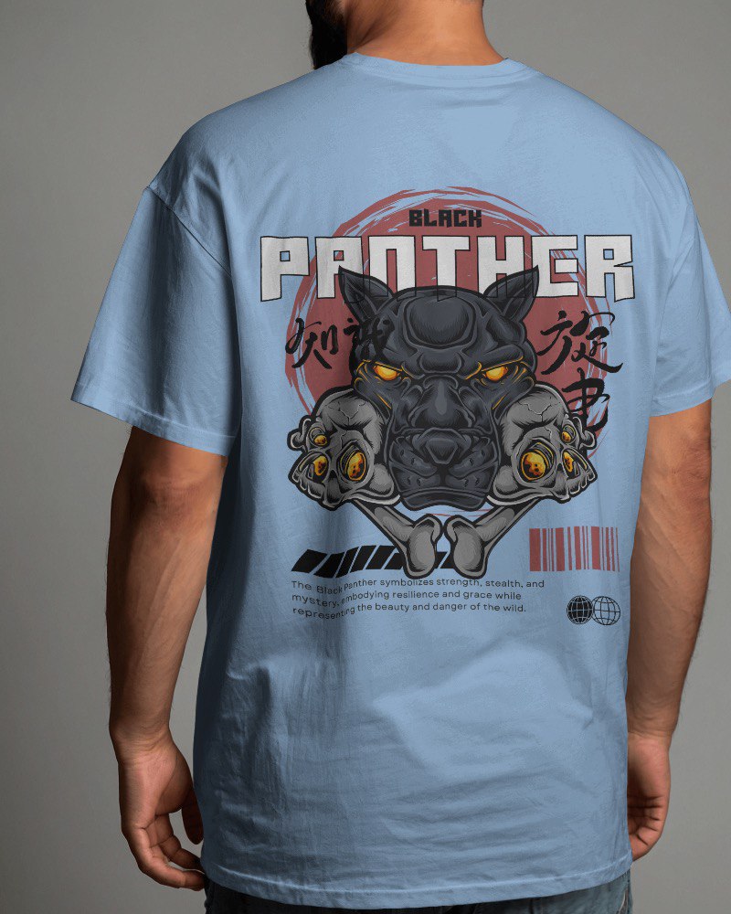 Black panther Oversized T-shirt