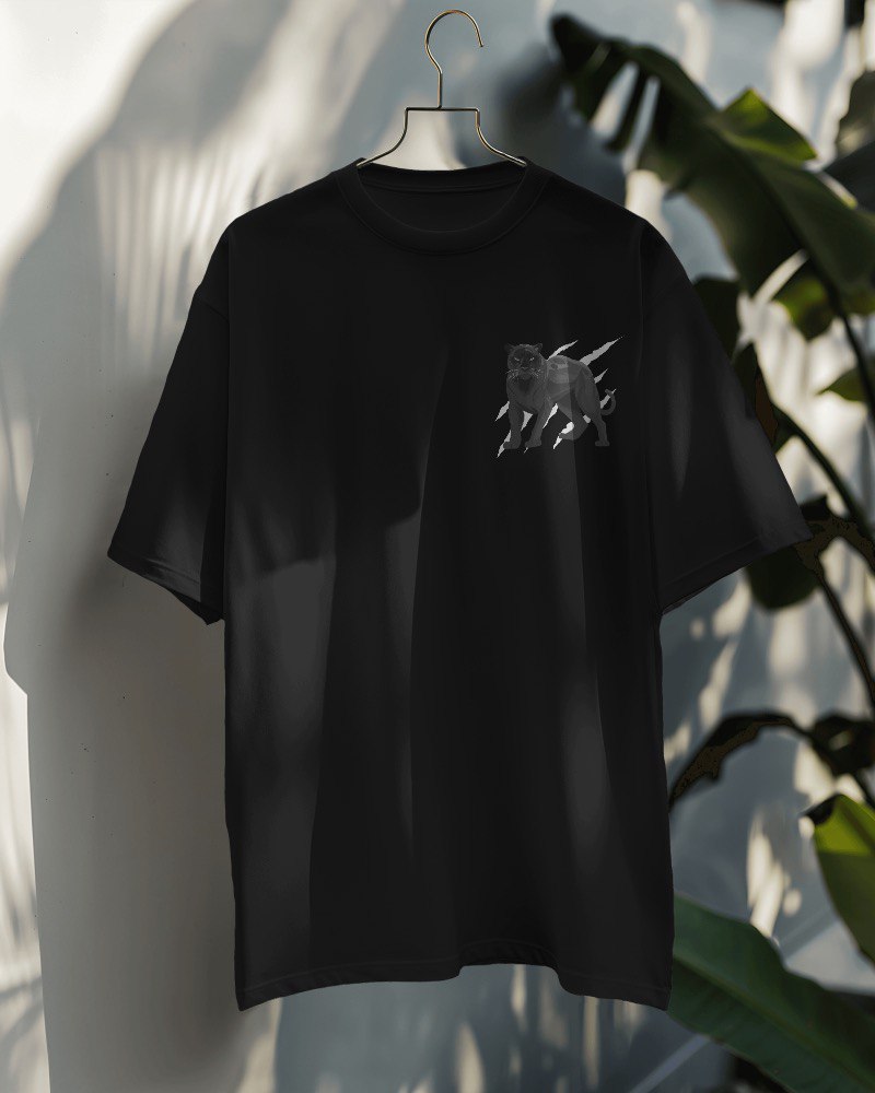 Black Panther Oversized  T-shirt