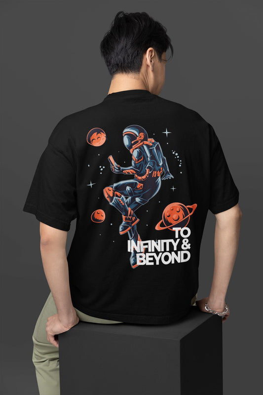 To Infinity and Beyond Oversized Men Tshirt